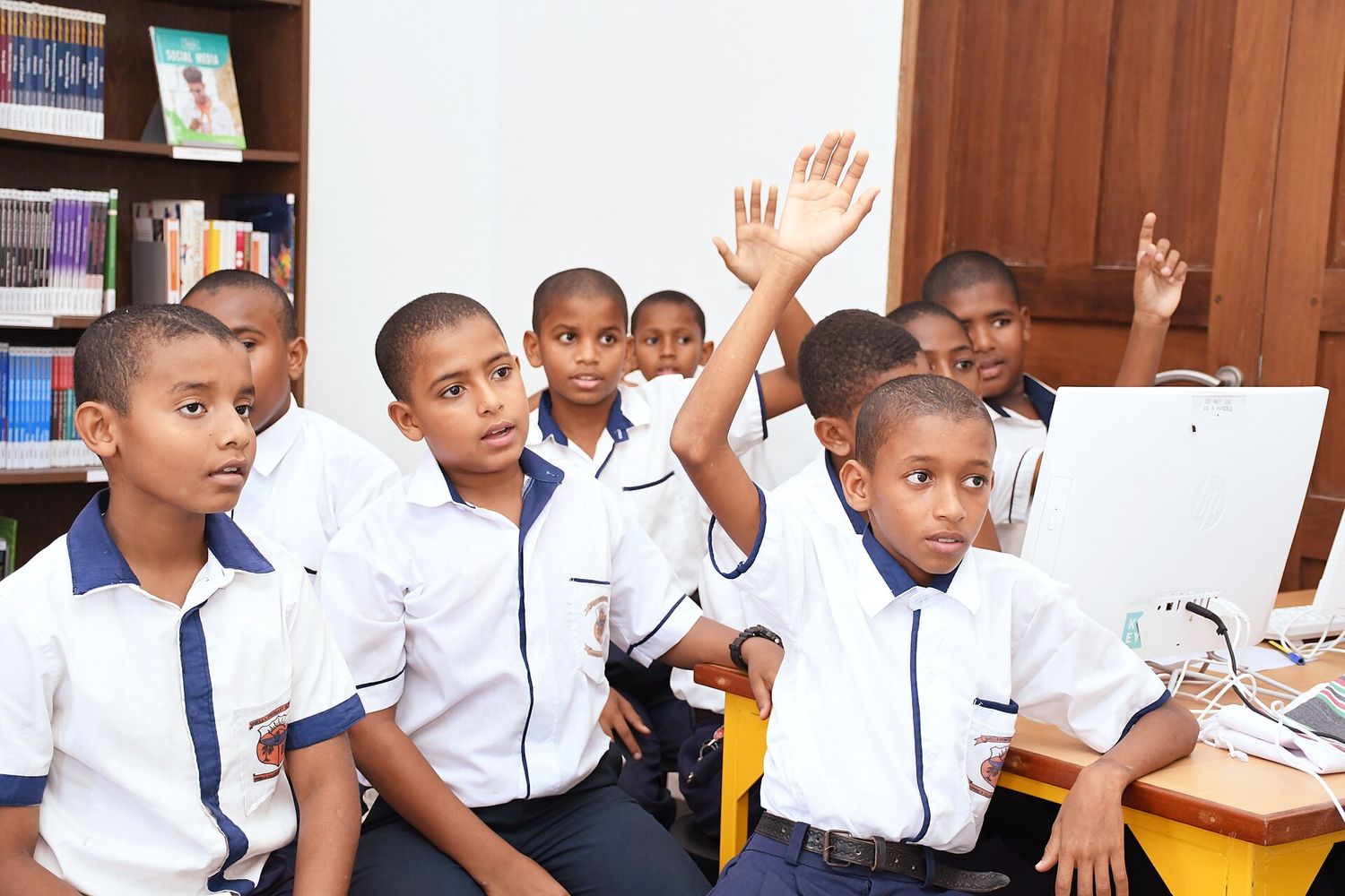 Kenyan primary school pupils